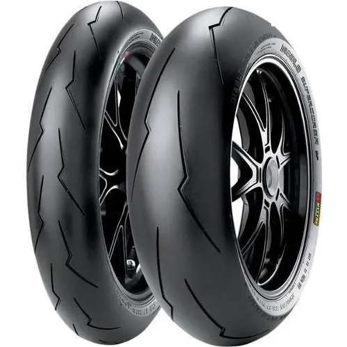Par Pneus Pirelli Supercorsa Sp V2 120/70-17 + 200/55-17