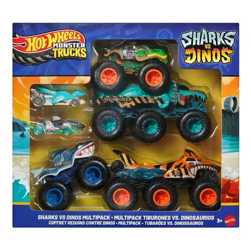 Hot Wheels Monster Truck Pack C/12 - Mattel Ggc61 Colorido