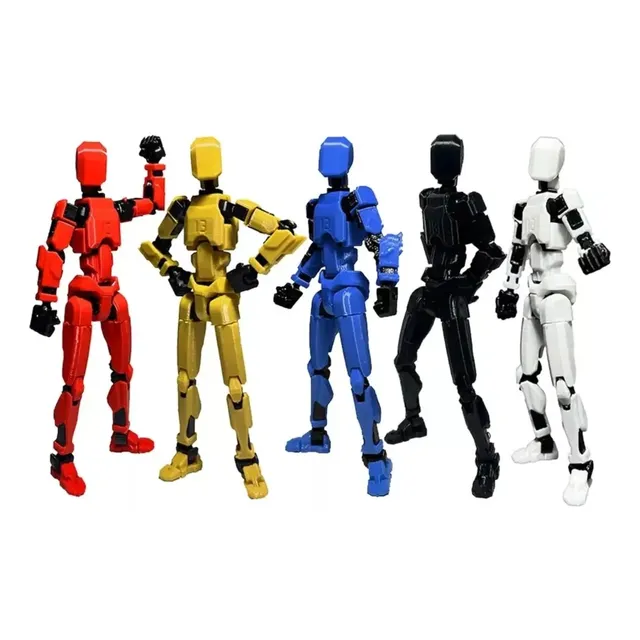 Figura Articulada Dummy 13  Lucky 13 Altura 20 Cm Impreso 3d