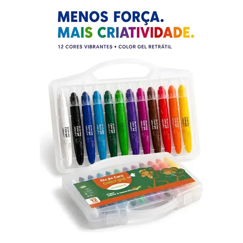 Giz De Cera Gizao Heróis 6 Unidades Tons De Pele Radex | MercadoLivre