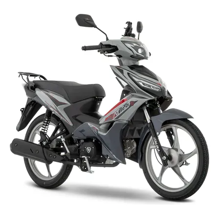 Motocicleta De Trabajo Italika At125 Grafito Gris Oscuro