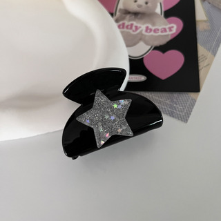 Pinza Para El Pelo Con Forma De Estrella Negra, Estilo Y2k, Pinza Para El Pelo Con Forma De Estrella Negra, Estilo Y2k,
