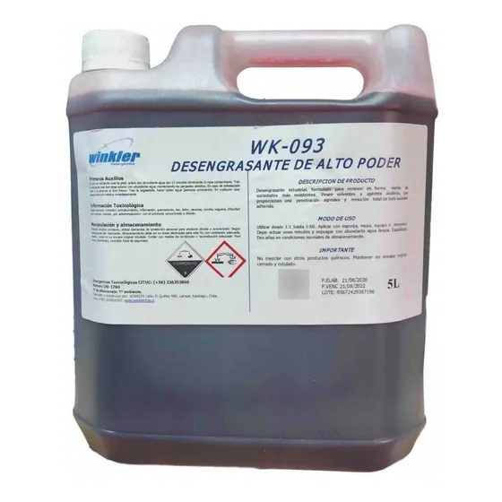 Desengrasante Concentrado Industrial Alto Poder
