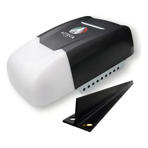 Potente Motor It1000 Azteca Drive Con Riel T Puerta De Garaje De 3/4hp Alta Capacidad De Carga, Operación Compatible Con Batería De Respaldo De 24v Dc Para Puertas De Garaje Comerciales Y Residencial