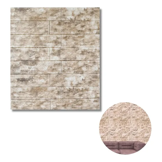 Panel 3d Imitacion Madera - Panel Decorativo 3d Autoadhesivo