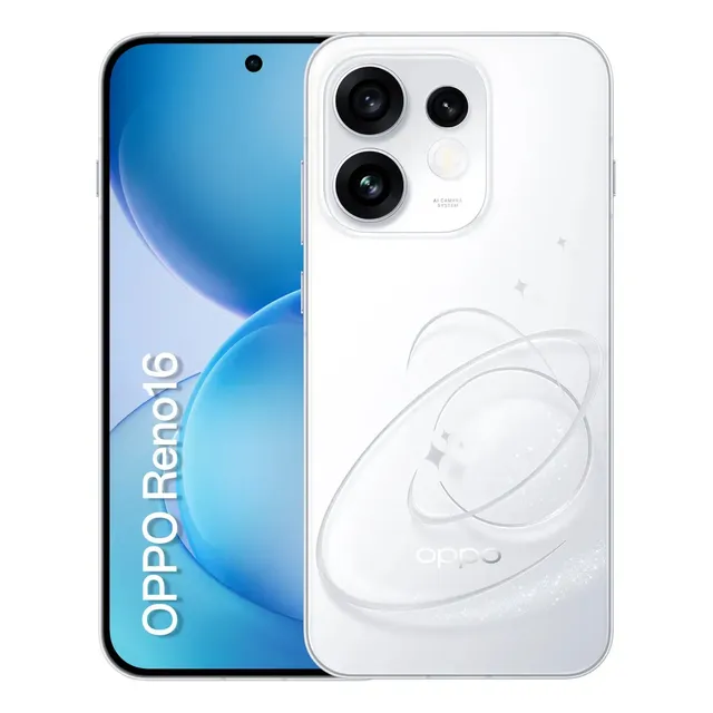 Smartphone Oppo Reno 16 5g 512gb 3 Cameras 50mp 6000mah Nfc Branco