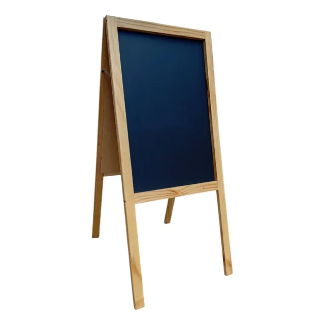 Tablero Pizarra Tiza Madera Pino 44cmx1mt Restaurantes Bares