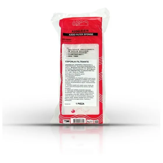 Esponja Blanca Azoo Para Acuarios Sump Filtro Peces Dry-wet