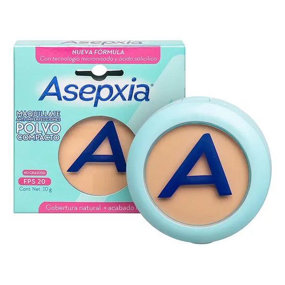 Asepxia Maquillaje Polvo Color Beige Claro Mate H. Force 10g