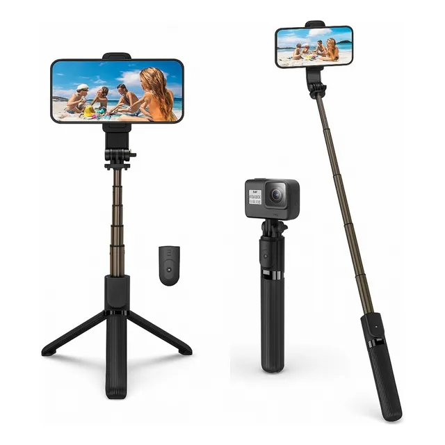 Palo De Selfie Tripode Bluetooth Para iPhone Samsung Xiaomi