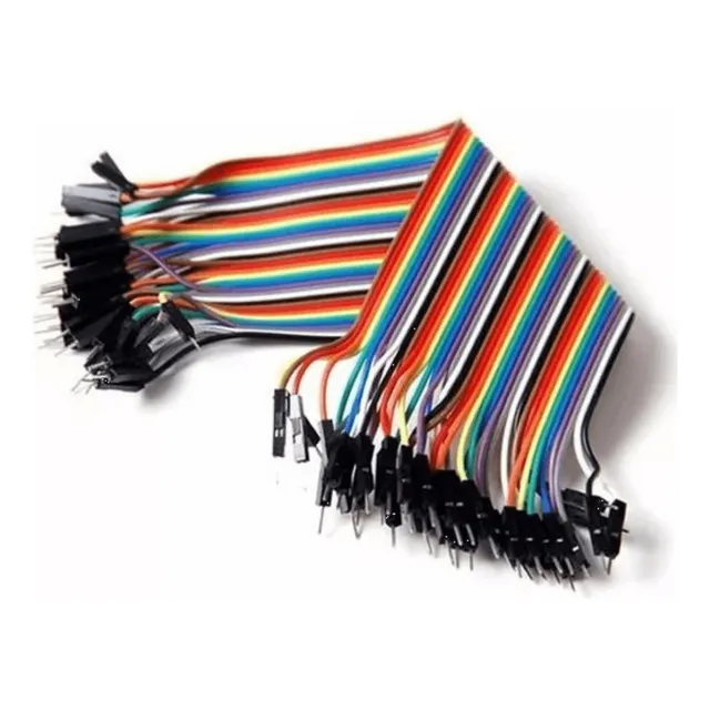 Pack 40 Cables Dupont Para Arduino Macho Macho 20cm