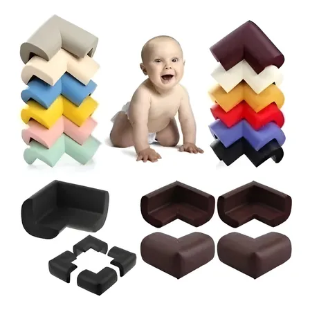 Pack 4 Topes Esquineros Silicona Antigolpes Seguridad Niños
