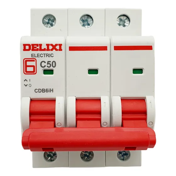 Breaker Para Montar En Riel 3 Polos 50 Amp Amperio 10ka Taco