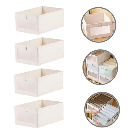Kit4 Saco Organizador Edredon Cobertor Multiuso Dobrável Branco
