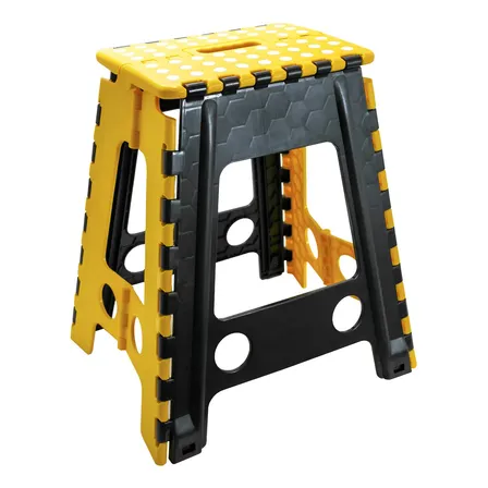 Banqueta Dobrável De Plástico Reforçada Capacidade 150kg Fst015 - Fasterr