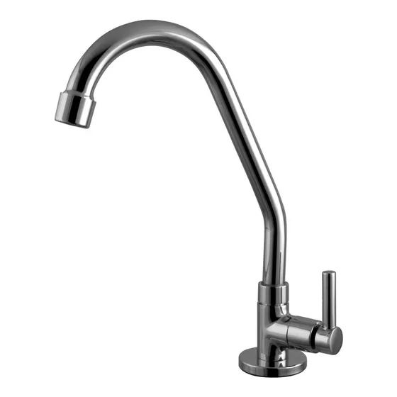 Torneira Cozinha Mesa Bica Móvel 1/4 1067 C01 Alfa Kimetais