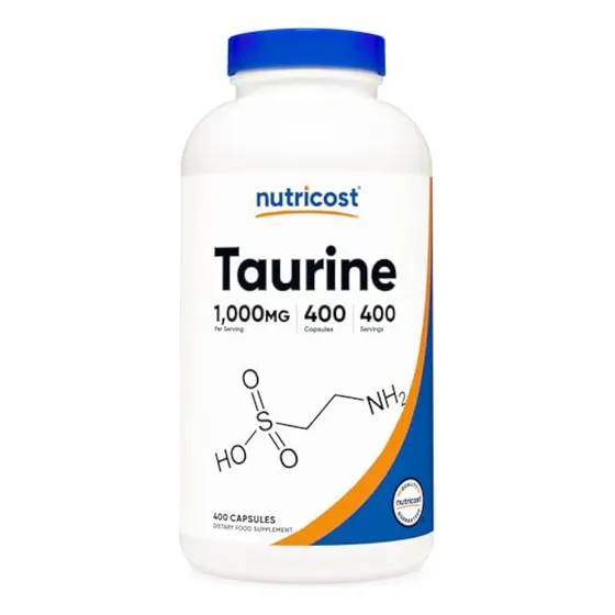 Nutricost Taurina 1000 Mg, 400 Cápsulas