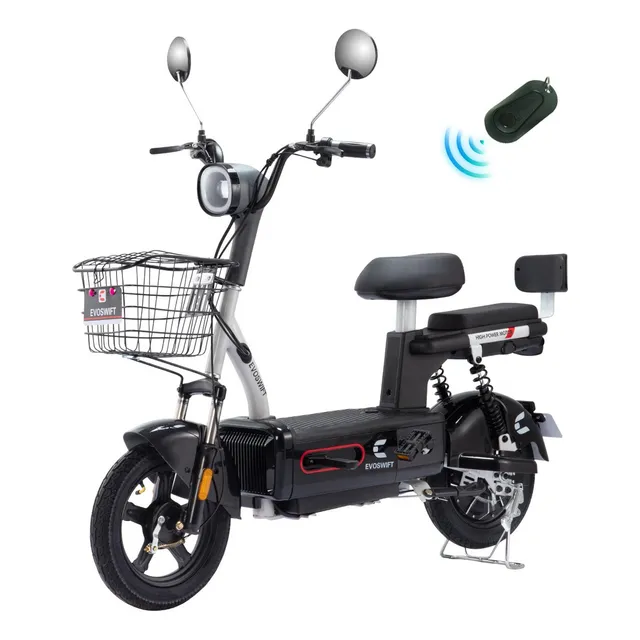 Bicicleta Eléctrica Evoswift E400 Color Gris 48v