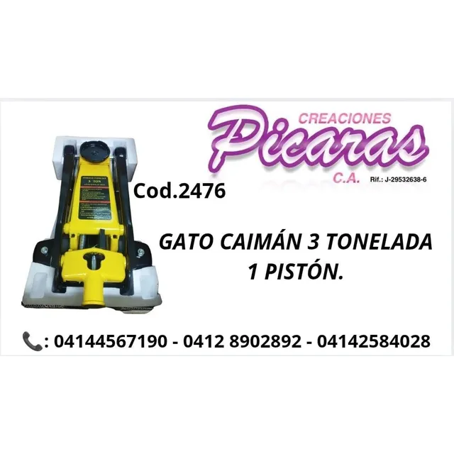 Gato Caimán 3toneladas 1 Piston.