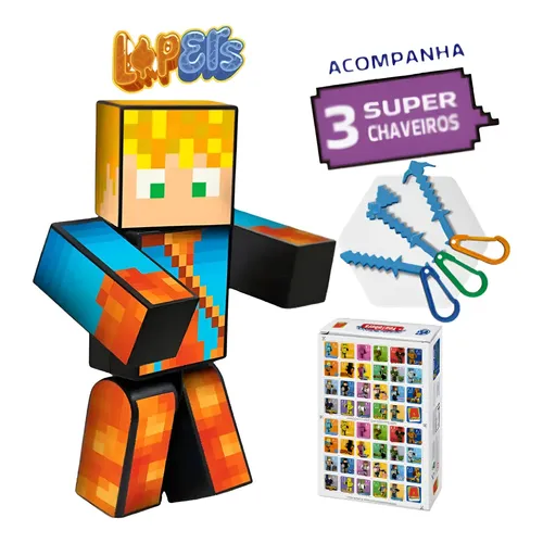 Boneco Articulado Melzinha 25cm Algazarra Minecraft | MercadoLivre