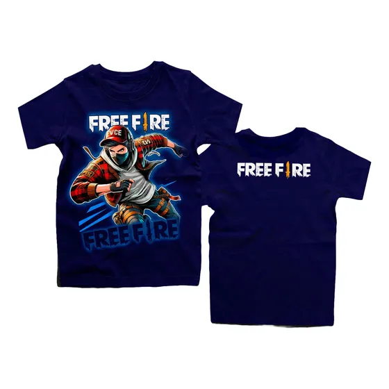 Camisa Franela Estampada Juvenil Para Niños Anime Gaming