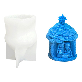 Cuna Religiosa De Silicona Para Hacer Velas De Resina, Molde Cuna Religiosa De Silicona Para Hacer Velas De Resina, Molde