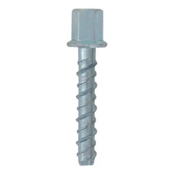 100 Tornillos Para Concreto 1/4-20 Unc 1-5/8 X ¼