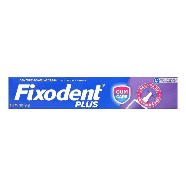 Pegamento Adhesivo Dental Fixodent Plus Para Dentadura