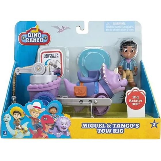 Figuras Miguel Y Tango's Dino Ranch Carro Dinosaurio Juguete