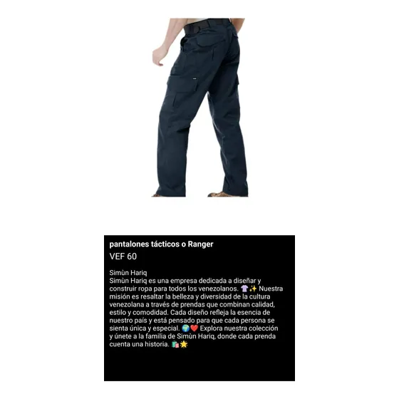 Pantalones Tácticos Simùn Hariq Unisex Talla Única
