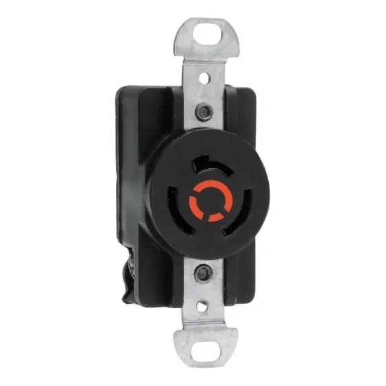 Receptáculo Media Vuelta 3 Polos 3 Hilos 20a 125v/250v