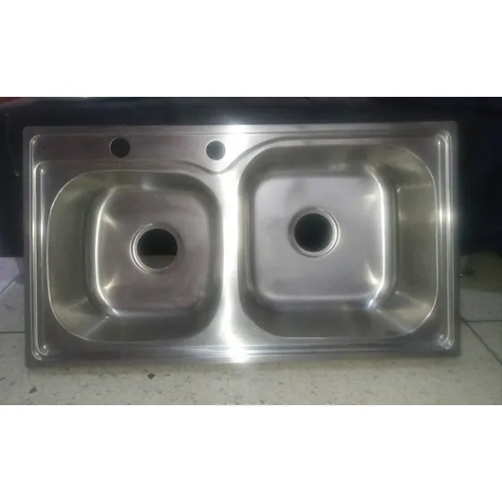 Fregador Doble Acero Inoxidable