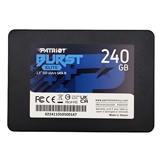 Disco Duro Solido 240gb Patriot Burst Elite Sata 3 Ssd 2.5