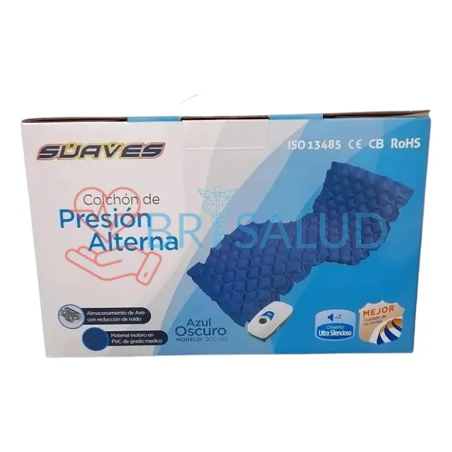 Colchoneta Antiescaras Inflable Presión Variable Compresor
