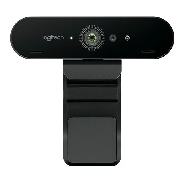 Cámara web Logitech Brio 4K 90FPS color negro