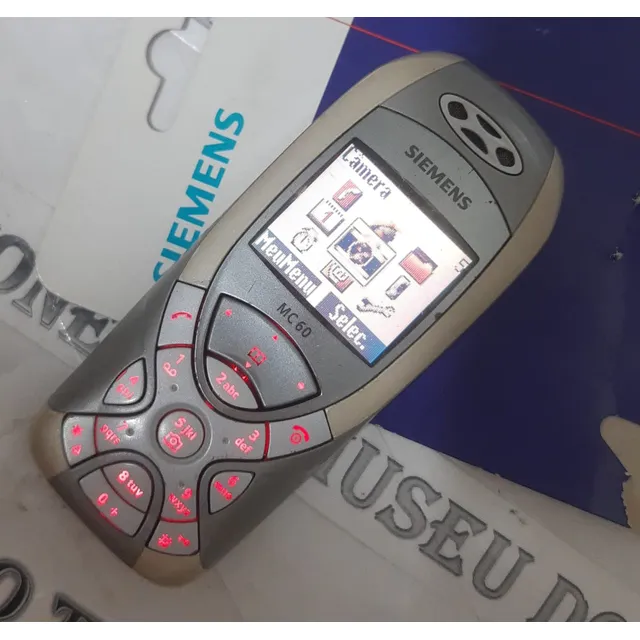 Siemens Mc60 Da Tim Primeiro Com Câmera Celular Antigo