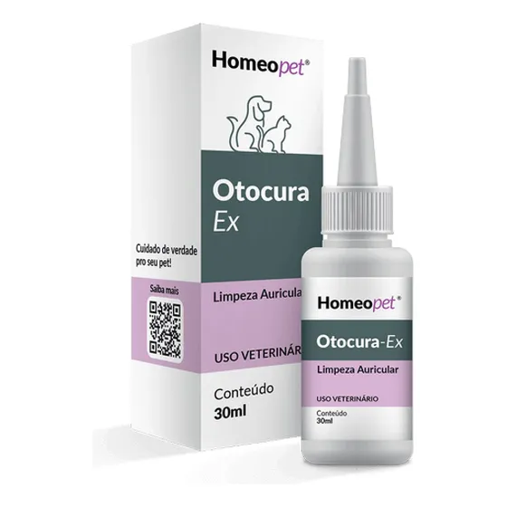 Otocura Ex Otite Cães E Gatos Homeopet 30ml