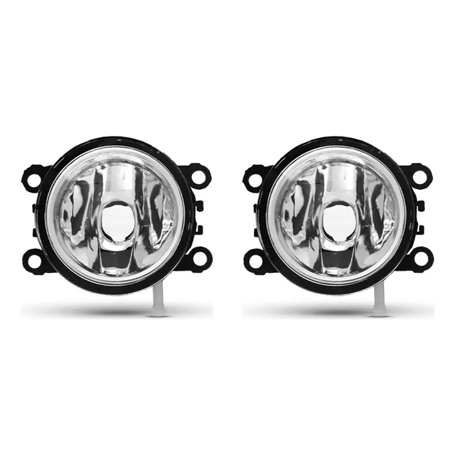 Faro Citroën C4 2007 A 2013 Juego Par Antiniebla Aro Cromado