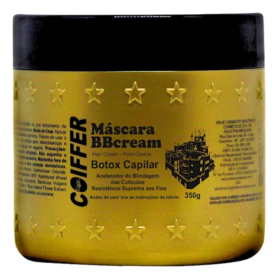 Máscara Bbcream Blindagem Dos Fios 350g Coiffer