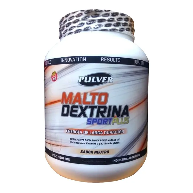 Maltodextrina Pulver 2 Kilos Energia Recuperacion Sin Tacc
