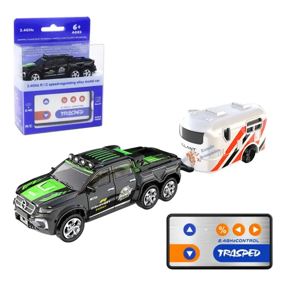 Mini Carrinho Controle Remoto 1/64 Metal Recarregável Preto Tamanho De Hot Wheels