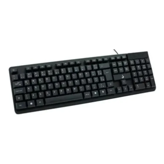 Teclado Office Of 01 Rise Mode Preto Com Fio Usb Abnt