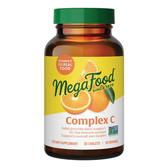 Suplemento Megafood Complex C Vegan Immune Support 30 Compri