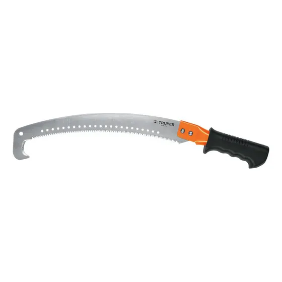 Serrucho De Poda Truper Jardín Hoja Curva Con Gancho 32.5cm