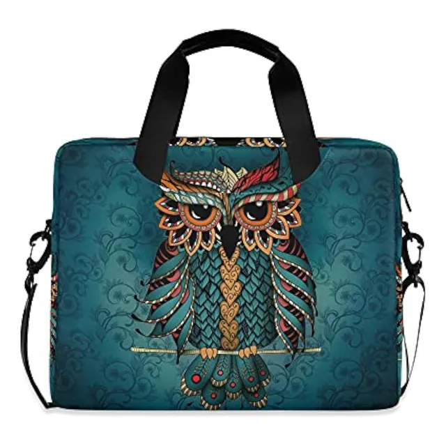 Alaza Funda Para Portátil Con Estampado De Búhos,