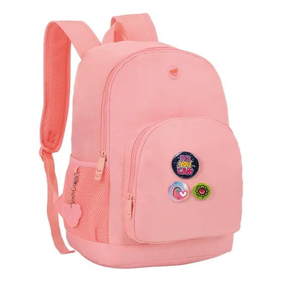 Mochila Morral Bolso Grande Joy Peach Niñas Y Jóvenes Capi