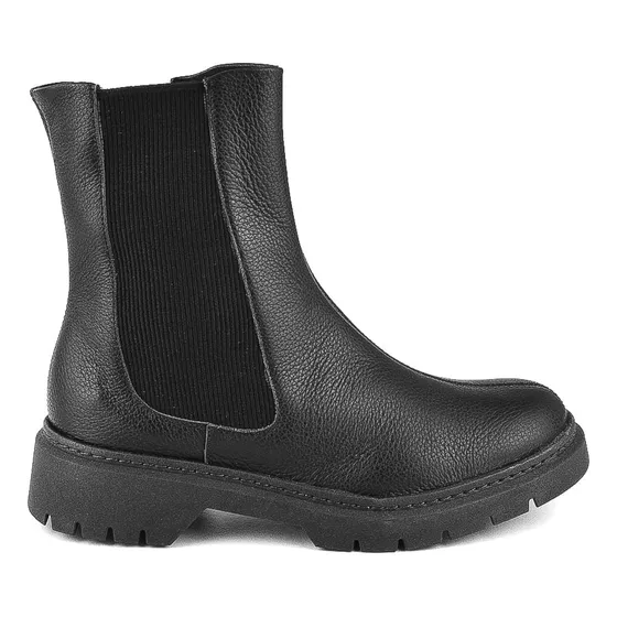 Bota Casual De Cuero Usaflex Daria