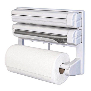 Dispensador 3 En 1 Cocina Papel Aluminio Servitoalla Playo Dispensador 3 En 1 Cocina Papel Aluminio Servitoalla Playo