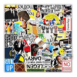 How I Met Your Mother 50 Calcomanias Stickers Contra Agua How I Met Your Mother 50 Calcomanias Stickers Contra Agua
