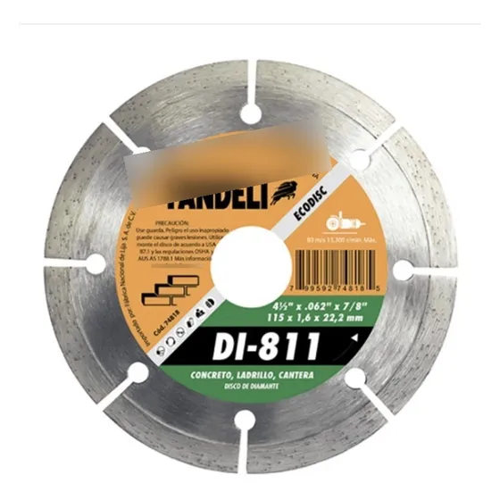 Disco Diamante 4 1/2 Fandeli Corte Concreto Ladrillo